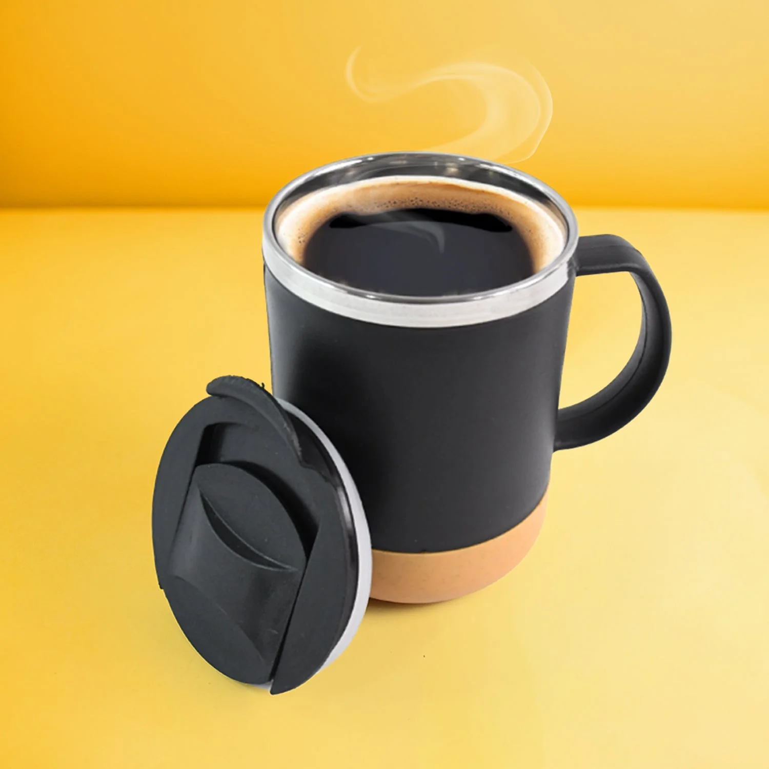 Customize Insulated Coffee Mug with Spill-Proof Lid (Approx 350ML & 1 Pc) - Image 6