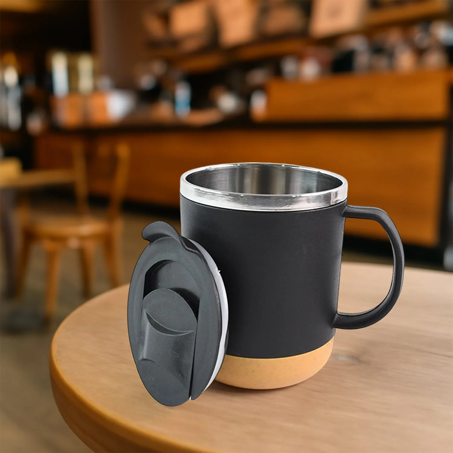 Customize Insulated Coffee Mug with Spill-Proof Lid (Approx 450ML & 1 Pc) - Image 4