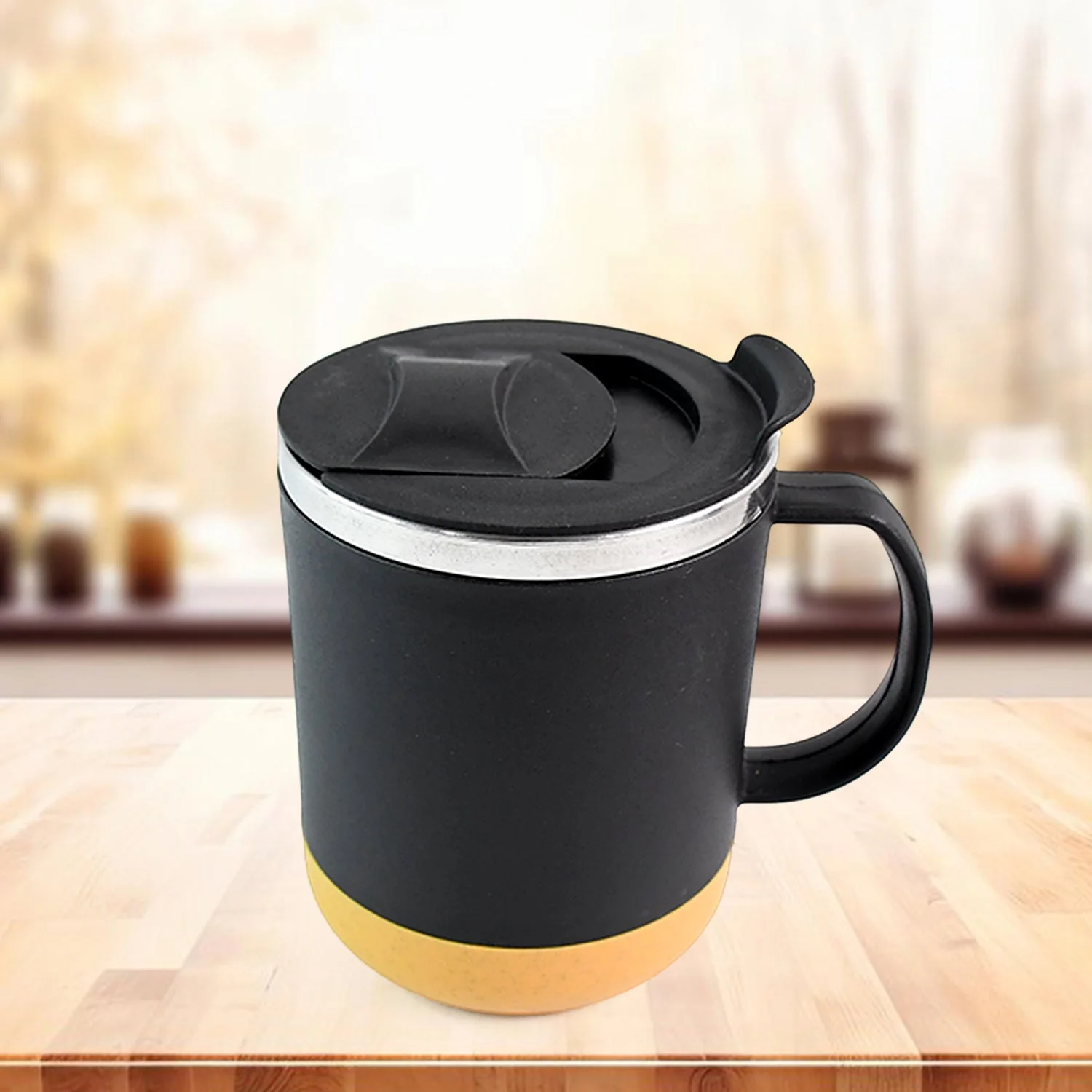 Customize Insulated Coffee Mug with Spill-Proof Lid (Approx 450ML & 1 Pc) - Image 6