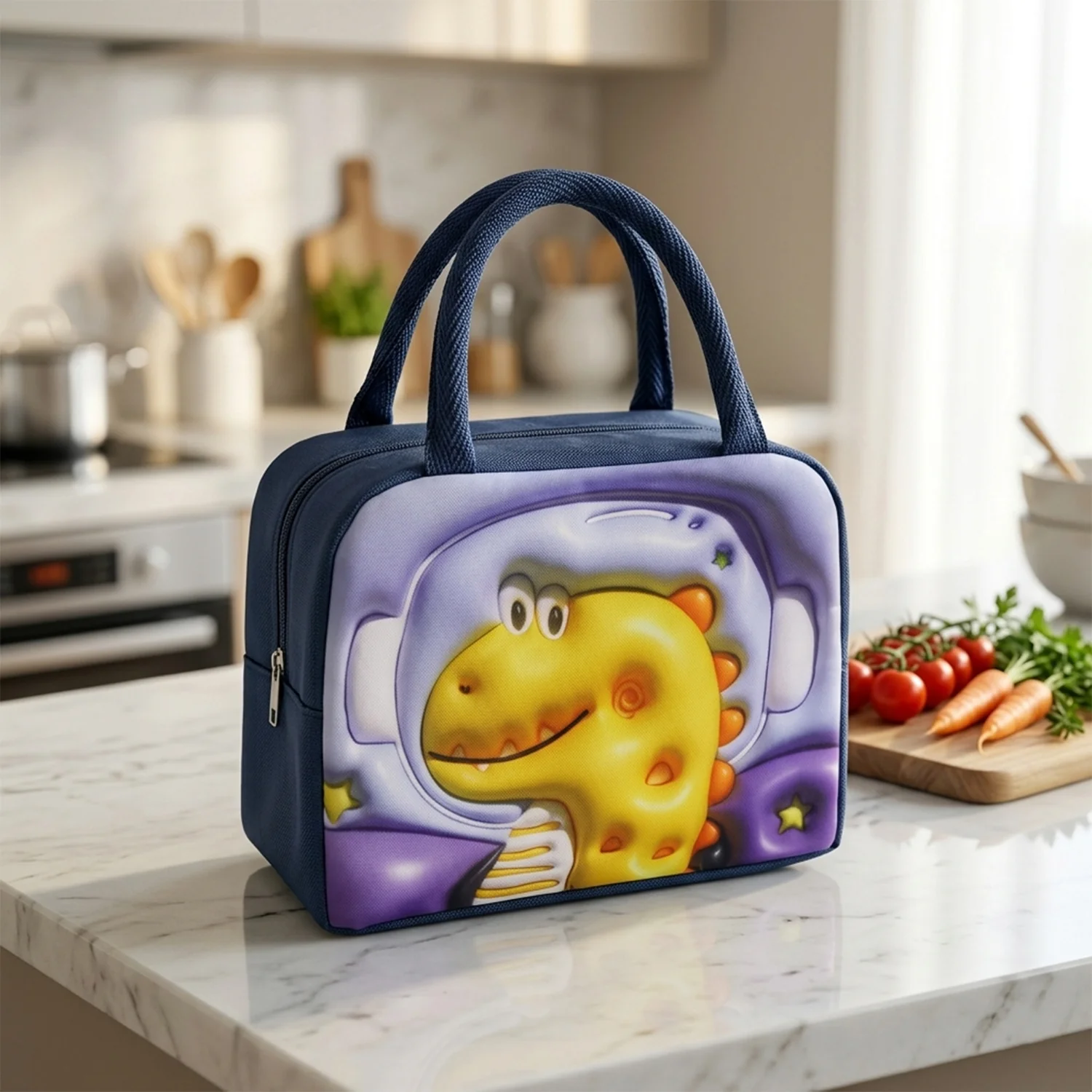 Insulated Lunch Bag for Kids, 1 Pc for School, Picnic, and Travel - Image 8