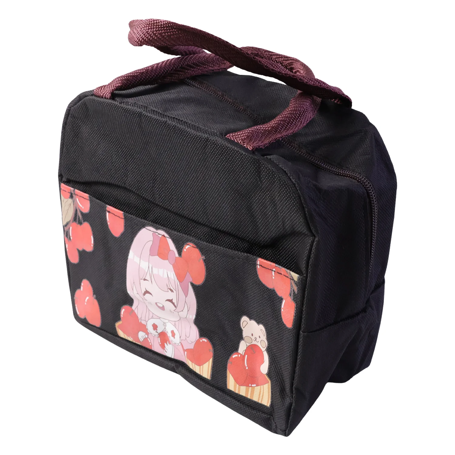 Insulated Lunch Bag with Cute Cartoon Design (1 Pc) - Image 4