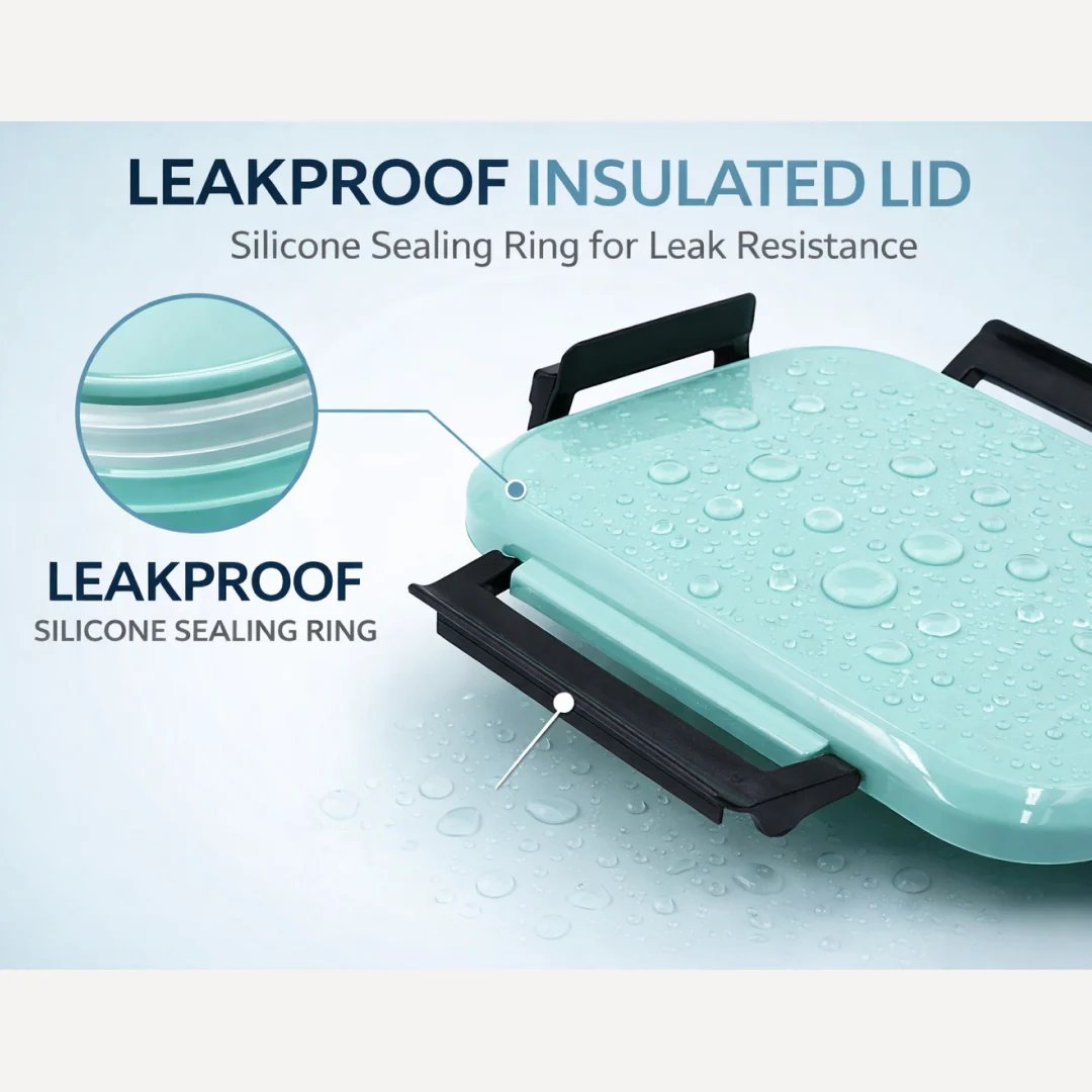 Leakproof Lunch Box Set: School & Outdoor Meals (Insulated) - Image 3