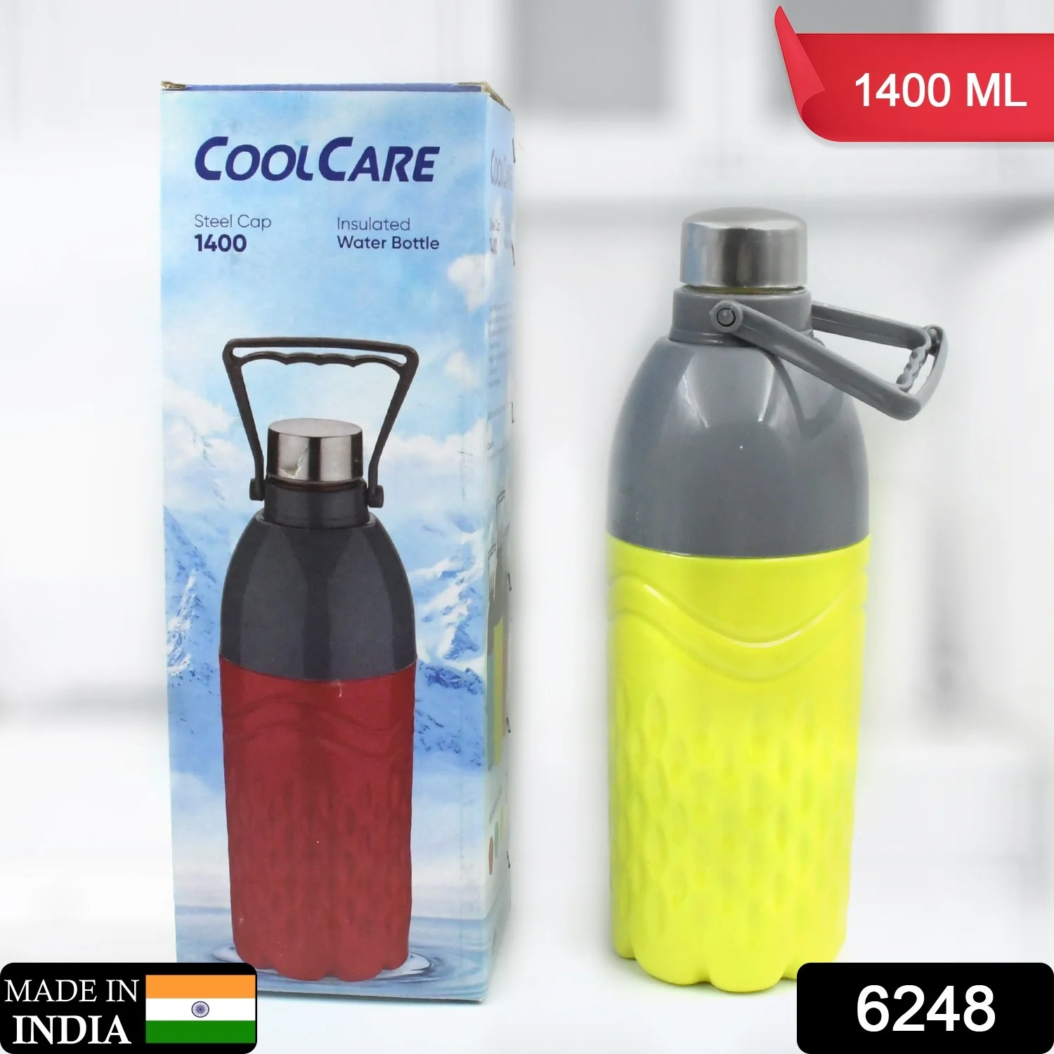 Plastic Sports Insulated Water Bottle For Fridge, Office, Sports, School, Gym, Yoga - Image 2