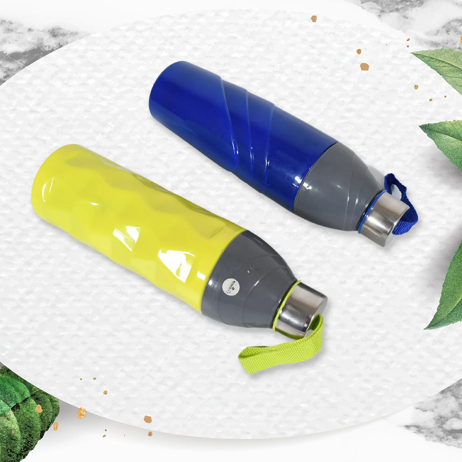 Plastic Sports Insulated Water Bottle with Dori Easy to Carry High Quality Water Bottle, BPA-Free & Leak-Proof! For Kids' School, For Fridge, Office, Sports, School, Gym, Yoga (750 ML / 1 Pc / Multi Color) - Image 4