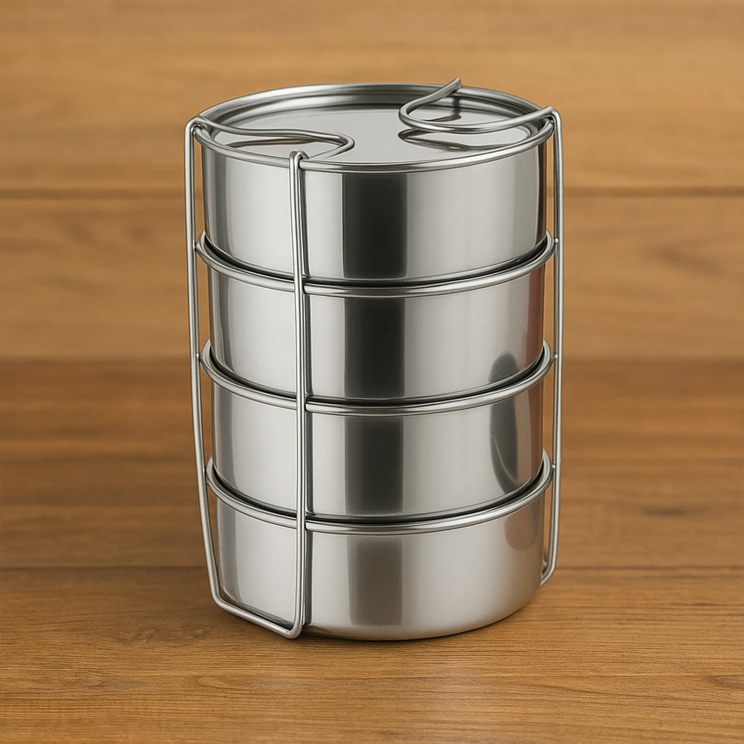 Double Wall Insulated Tiffin with Handle (1 Pc): Stackable, Hot Food Container - Image 7