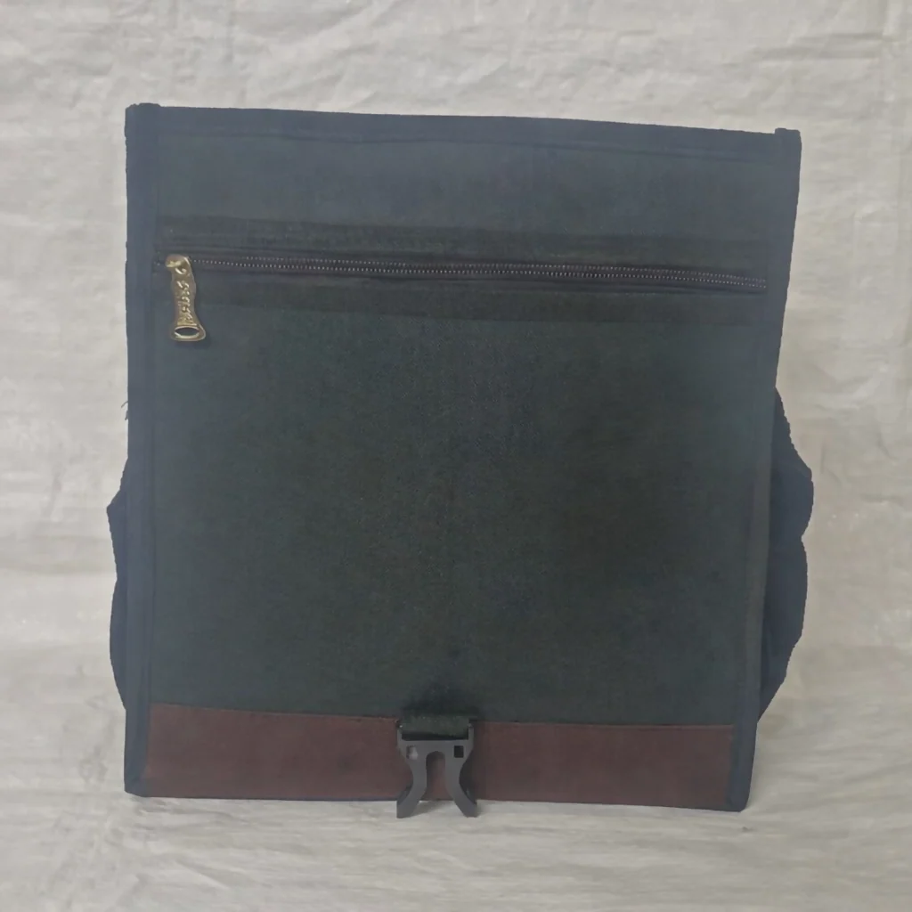 Insulated Tiffin Lunch Bag with Secure Buckle for Office & Travel - Image 2