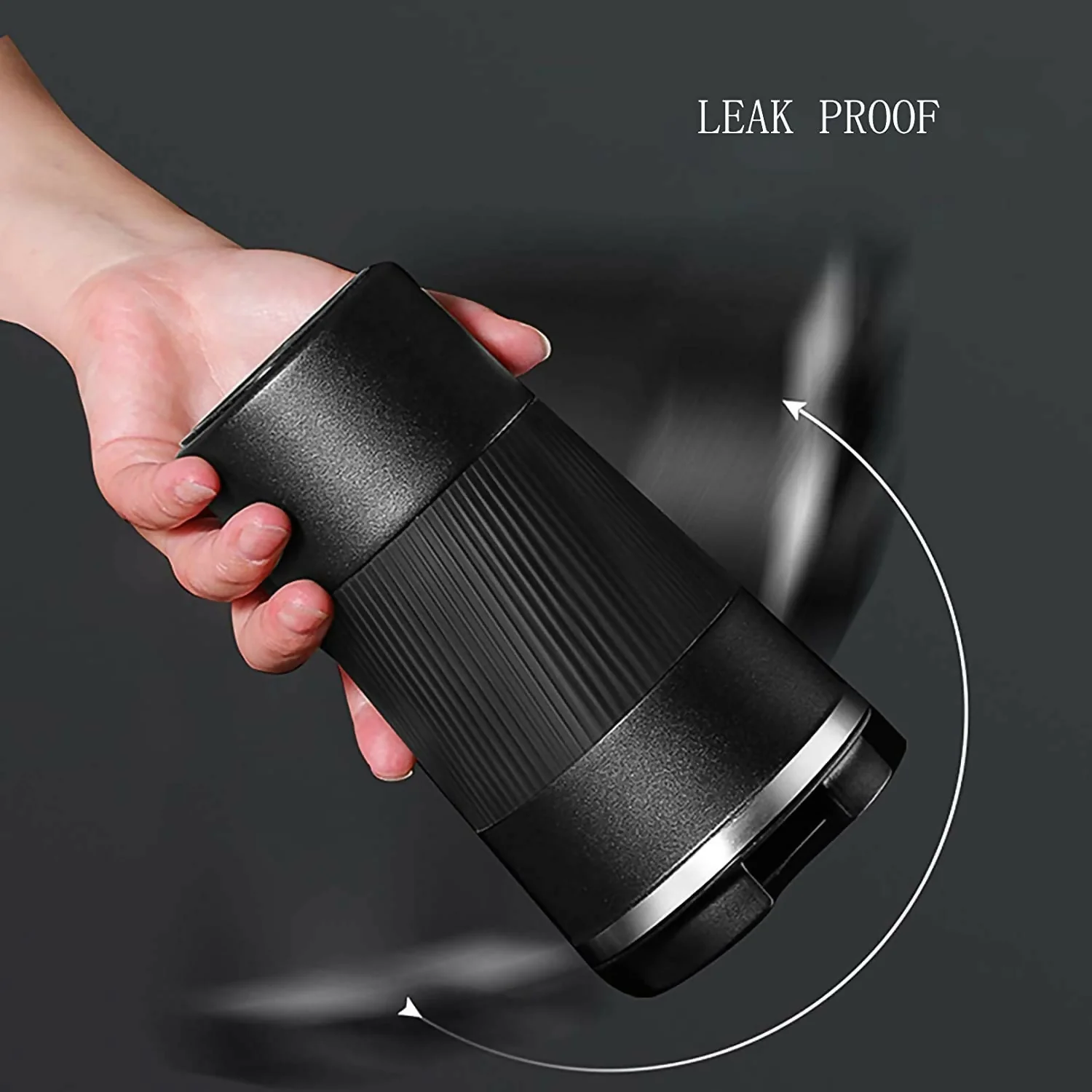 Insulated Travel Coffee Mug with Leakproof Lid and Grip Sleeve 1 Pc - Image 8