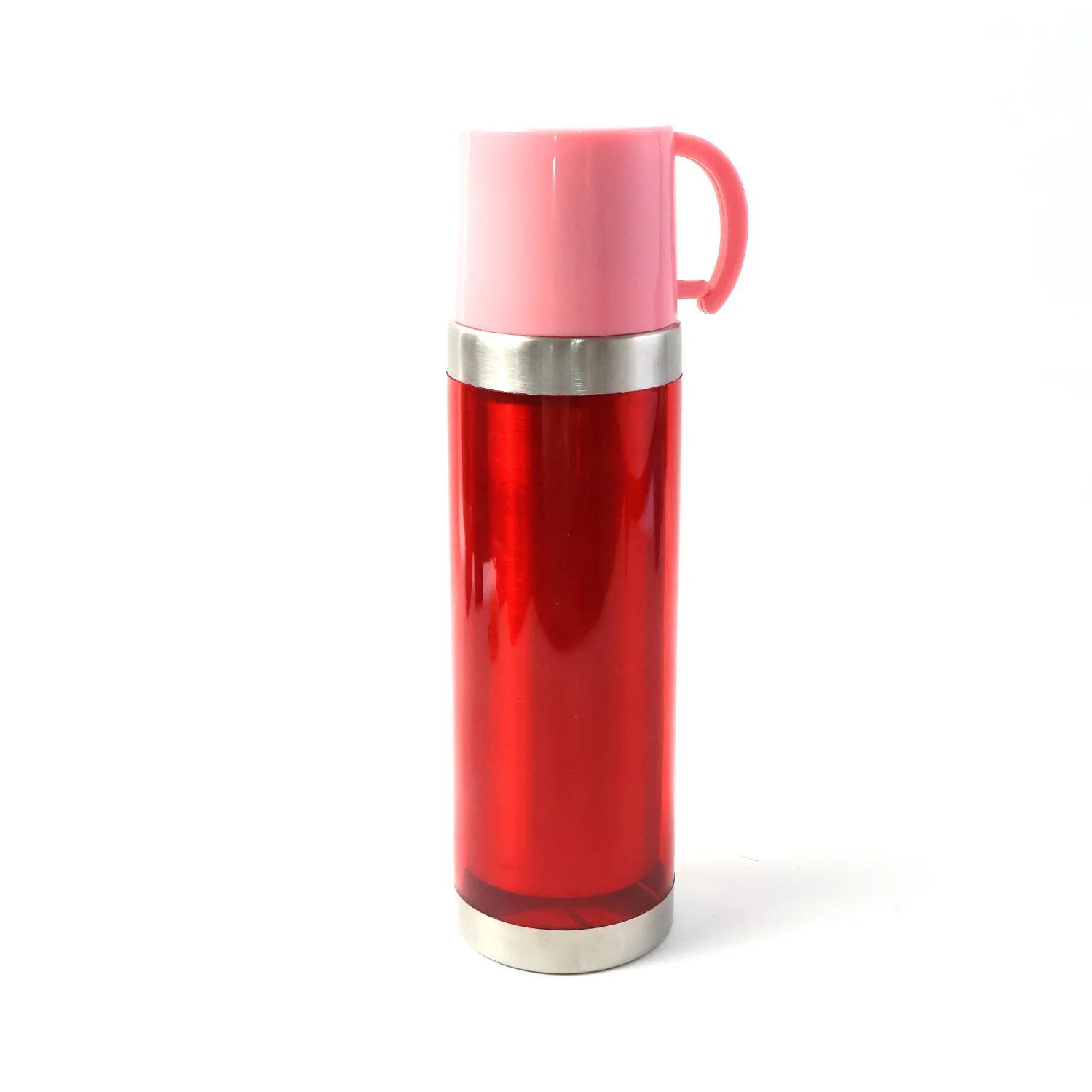 Insulated Travel Mug Bottle with Handle Lid (500 ML) - Image 7