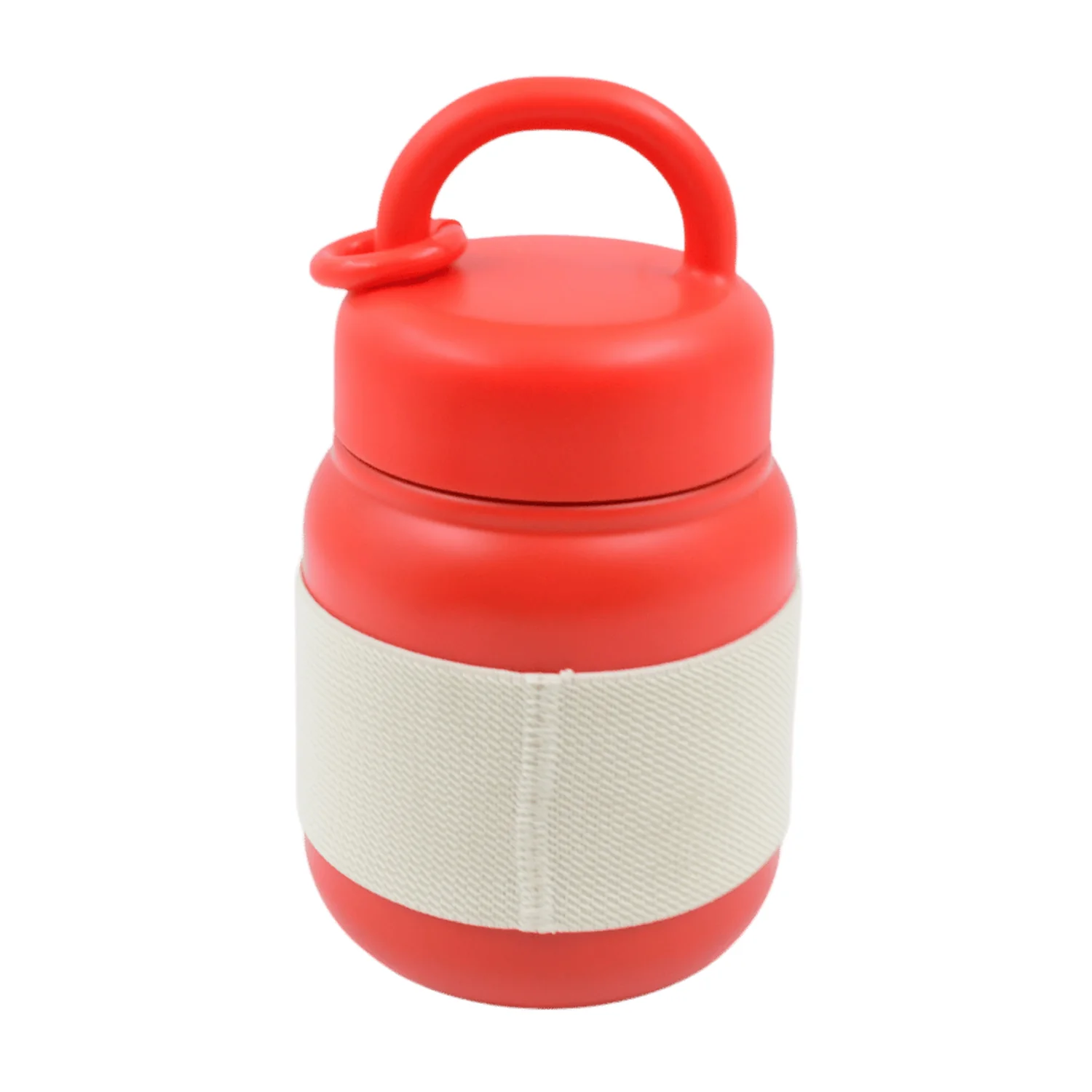 Stainless Steel Mug / Bottle Vacuum Insulated Cup With Handle & Rubber Grip (550 ML) - Image 5