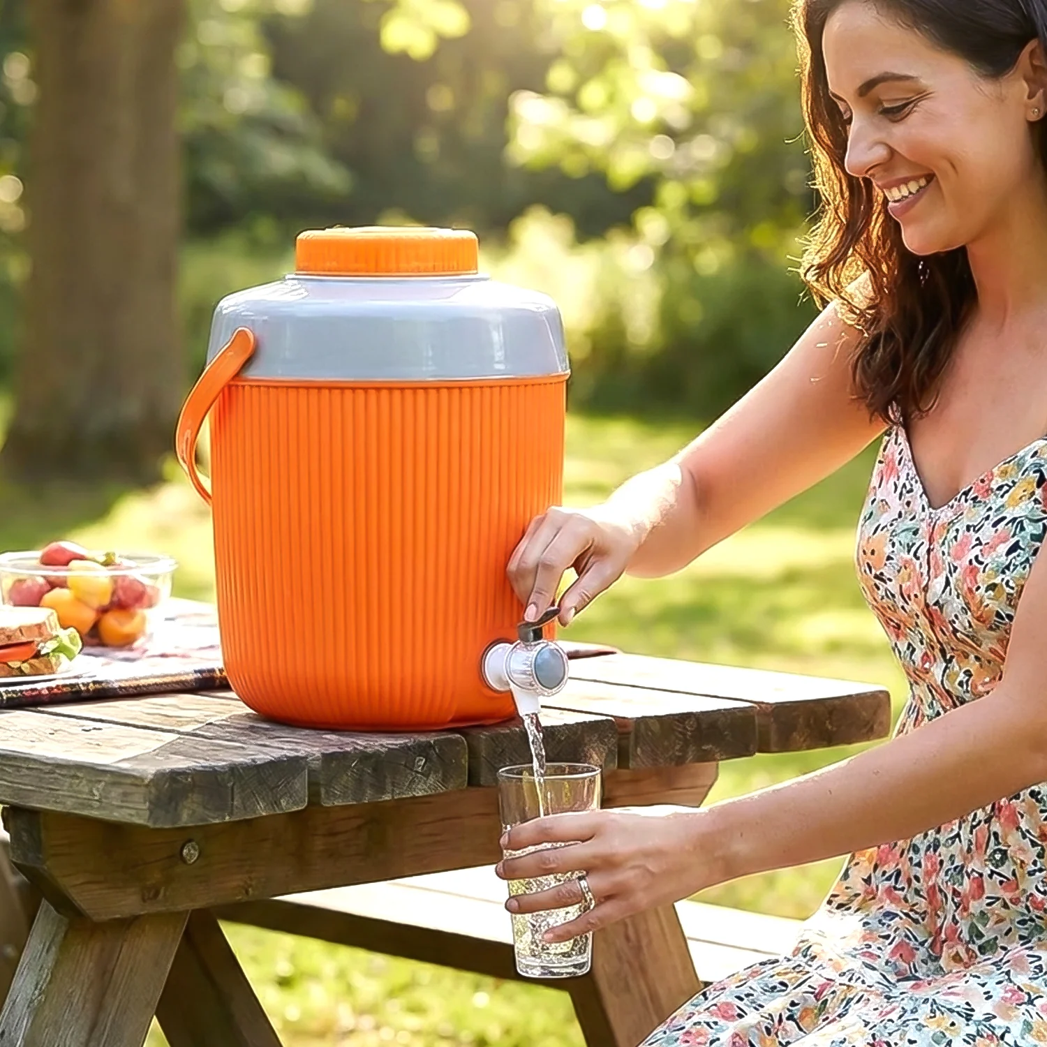 Insulated Plastic Water Jug with Tap for Home & Travel (6000 ML) - Image 3
