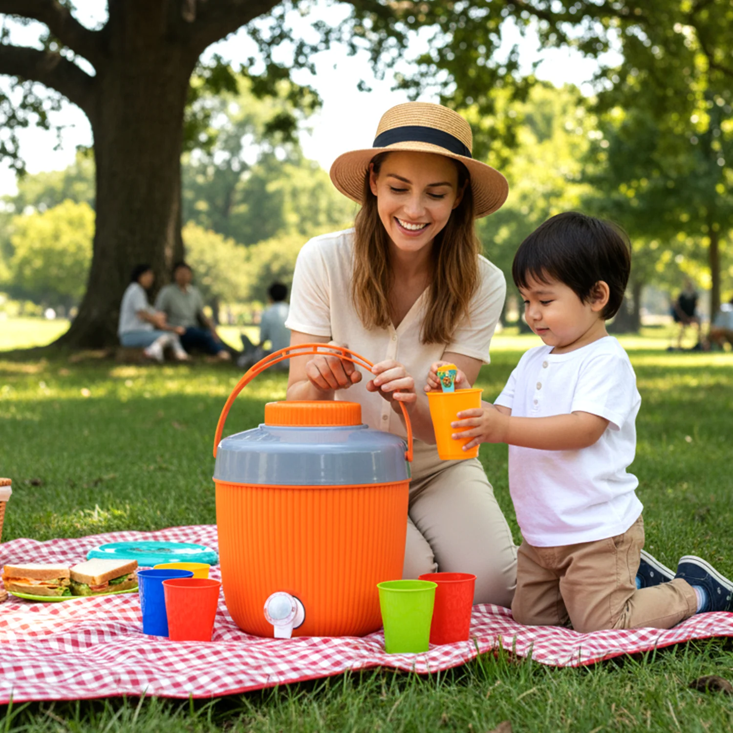 Insulated Plastic Water Jug with Tap for Home & Travel (6000 ML) - Image 4