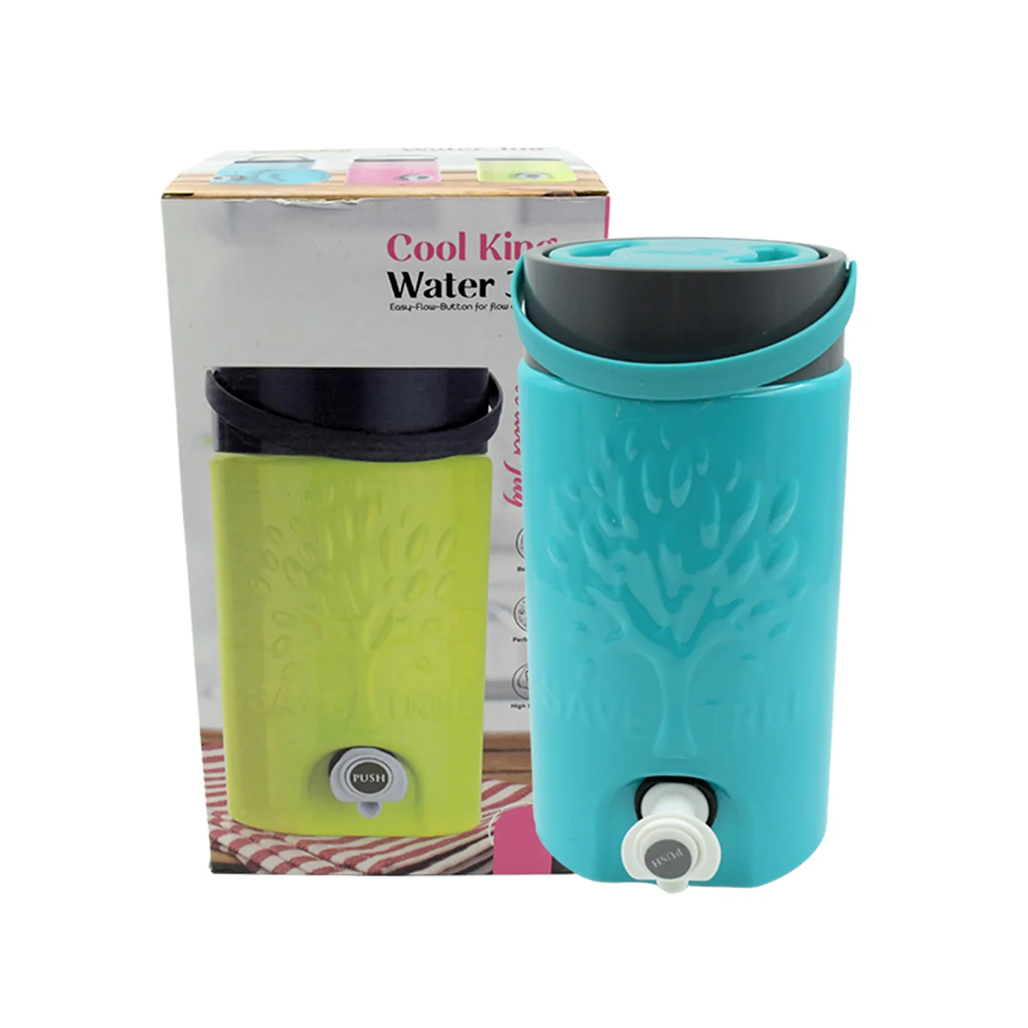 Insulated Water Jug with Tap (2000ml): Leakproof, Travel Cooler - Image 5