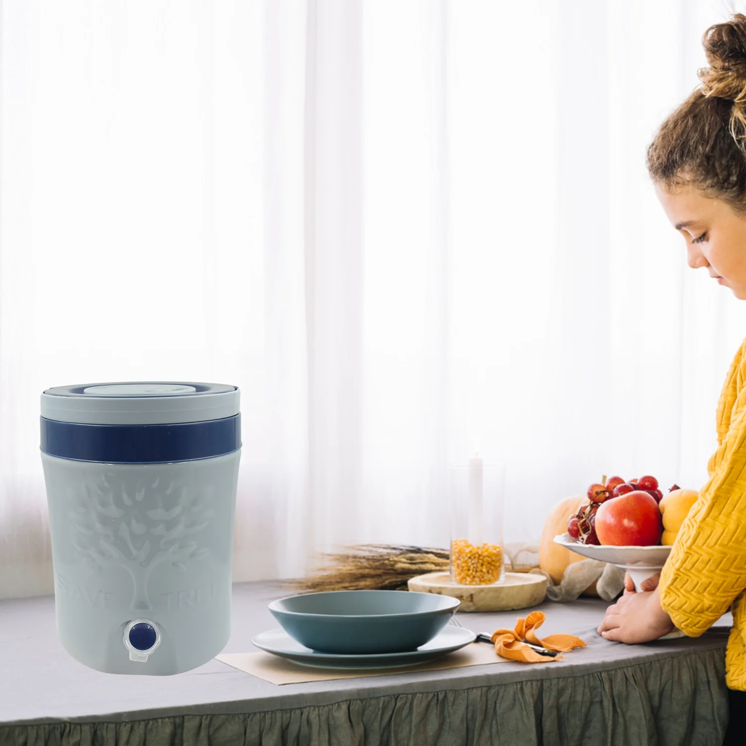 Insulated Water Jug with Tap (5000ml): Leakproof, Travel Cooler - Image 4