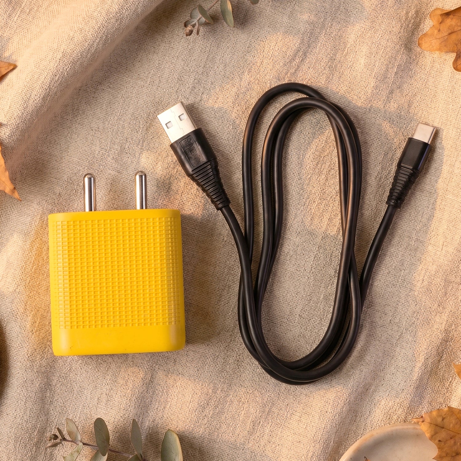 18W Dual USB Fast Charging Wall Charger Adapter with Free Type C Cable - Image 7