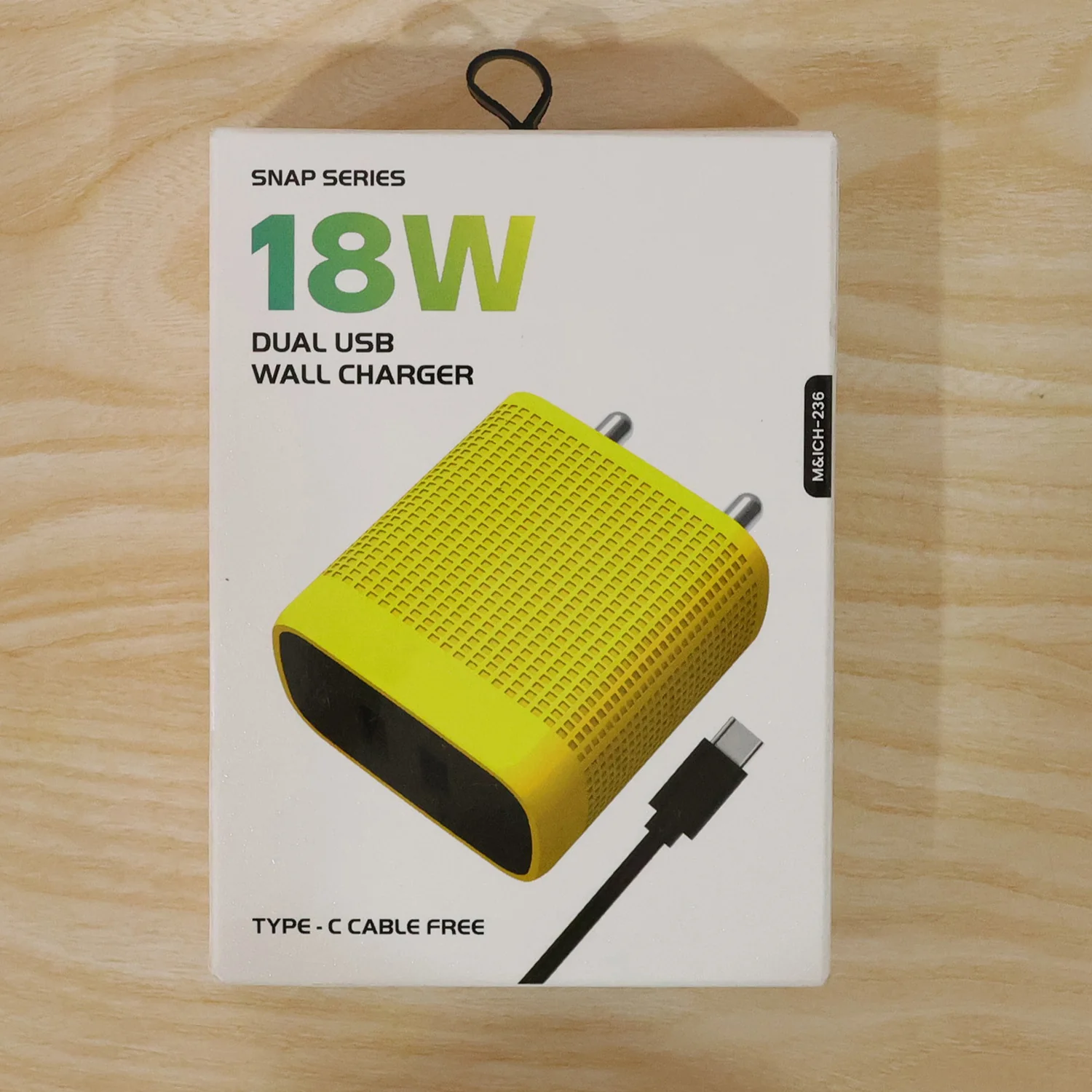 18W Dual USB Fast Charging Wall Charger Adapter with Free Type C Cable - Image 9