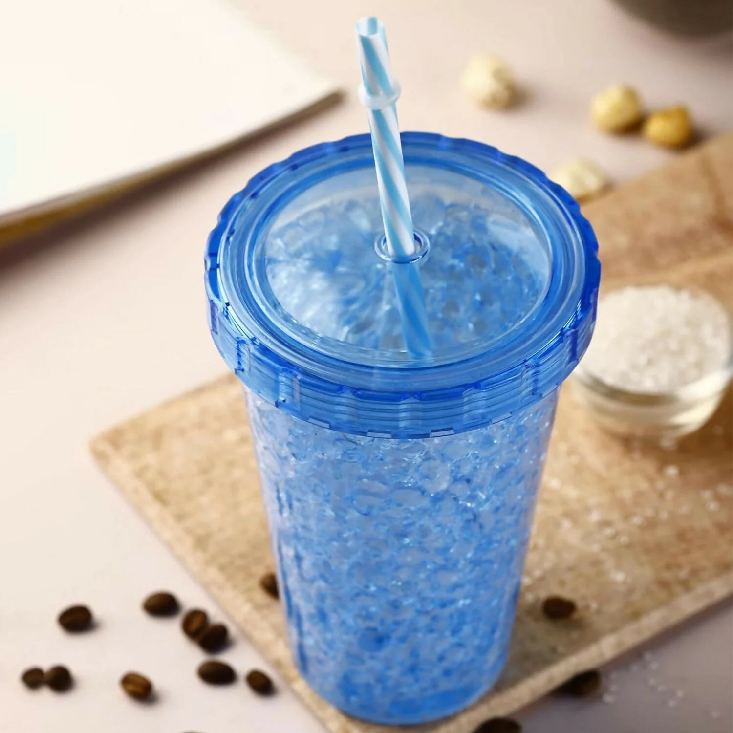 Jelly Sipper Bottle with Straw - Image 2