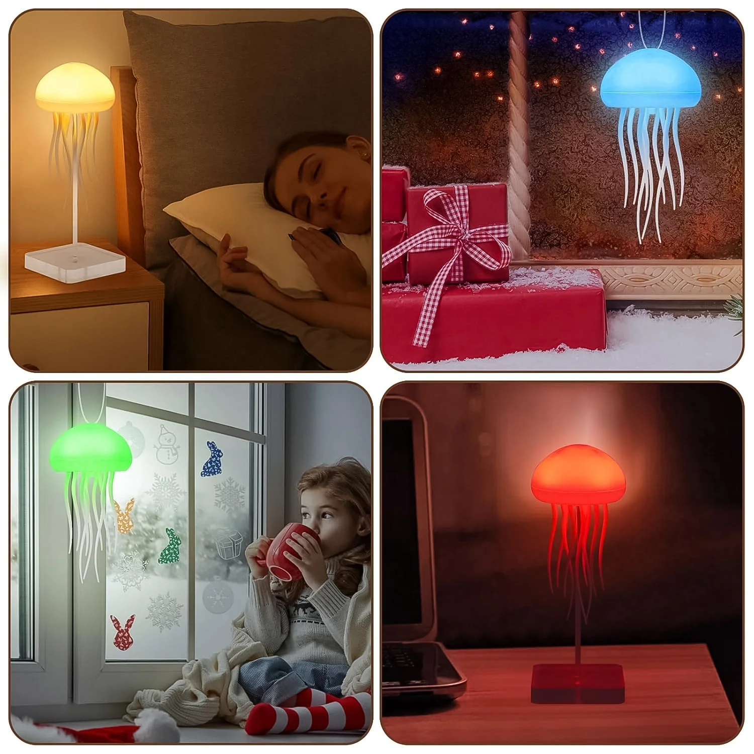 Jellyfish Shape LED Mood Light Lamp (1 Pc) - Image 3