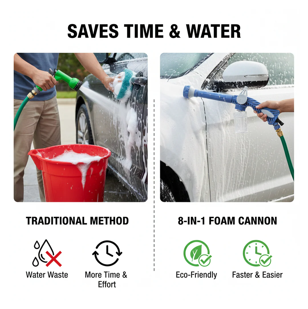 Jet Water Cannon 8 in 1 Turbo Water Spray Gun - Image 3