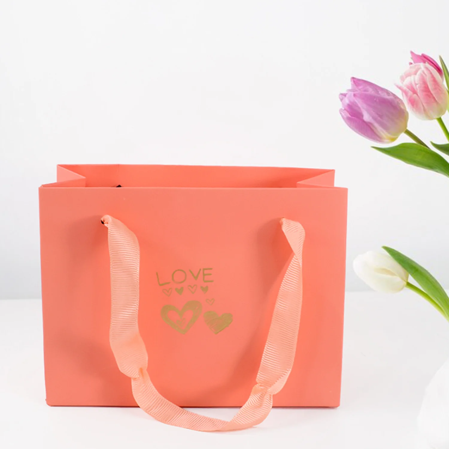 Jewellery Gift Box with Lids & Roses Packaging Box with 6 Roses (1 Set) - Image 4