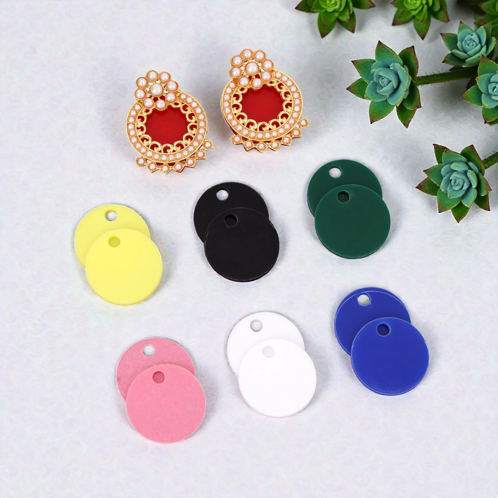 Jhumka Adjustable Earrings with 7 Colour - Image 2