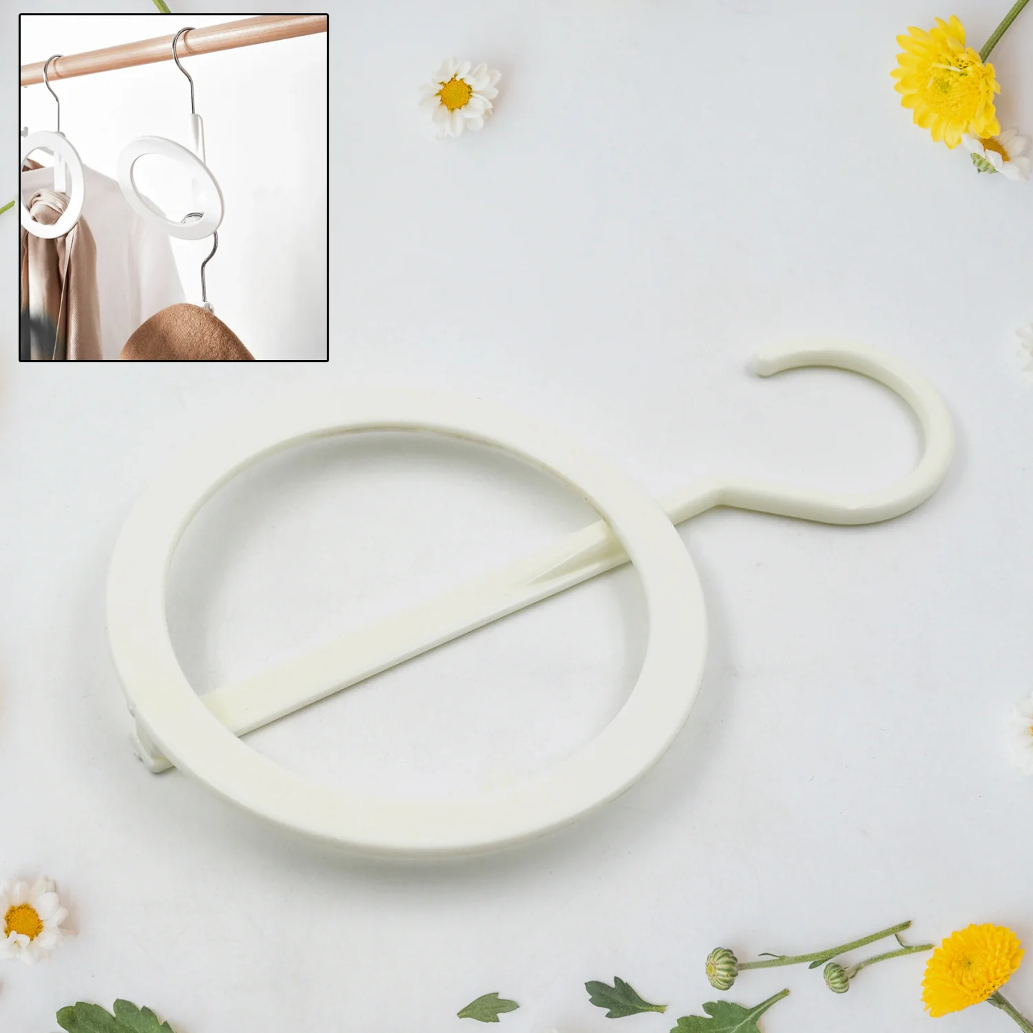 Plastic Circle Hanger for Hats, Towels & Bags (1 Pc) - Image 5