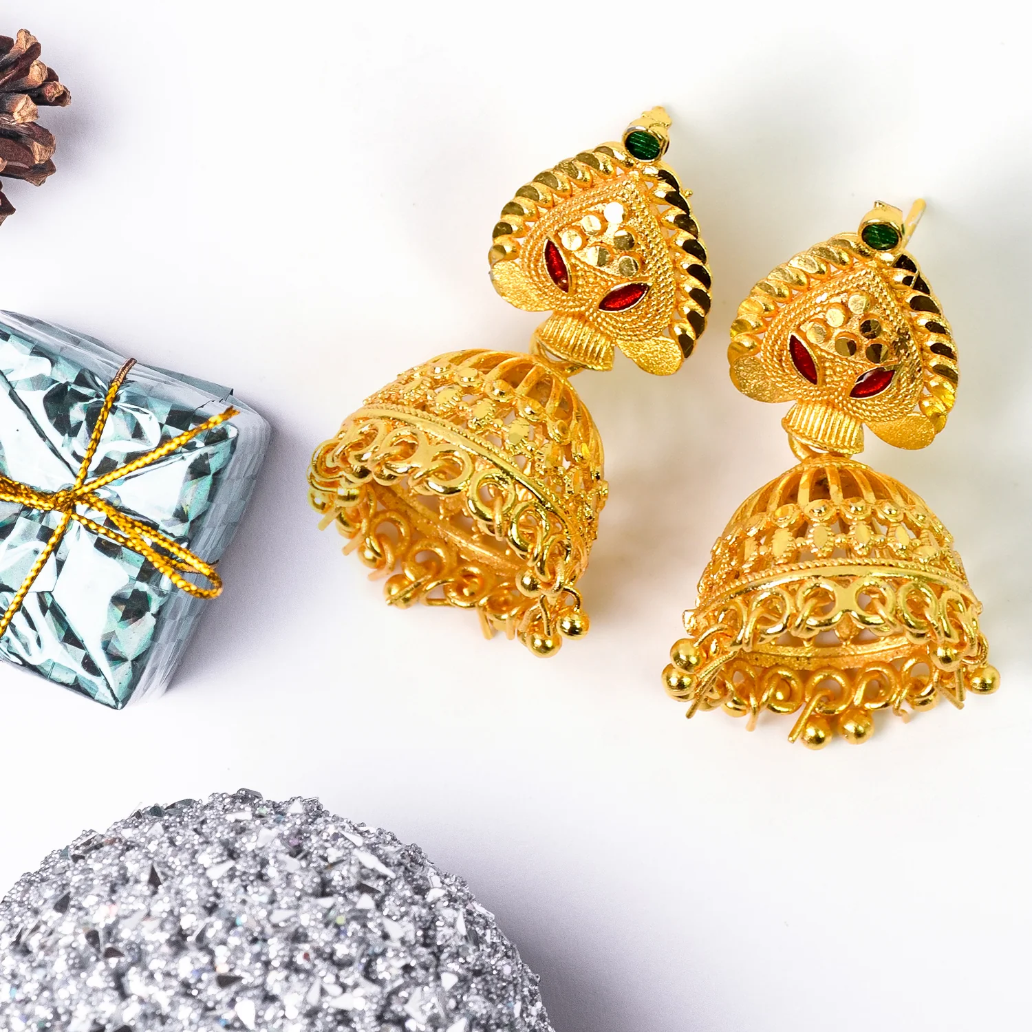 Jumakh Elegance Statement Earrings - Image 3