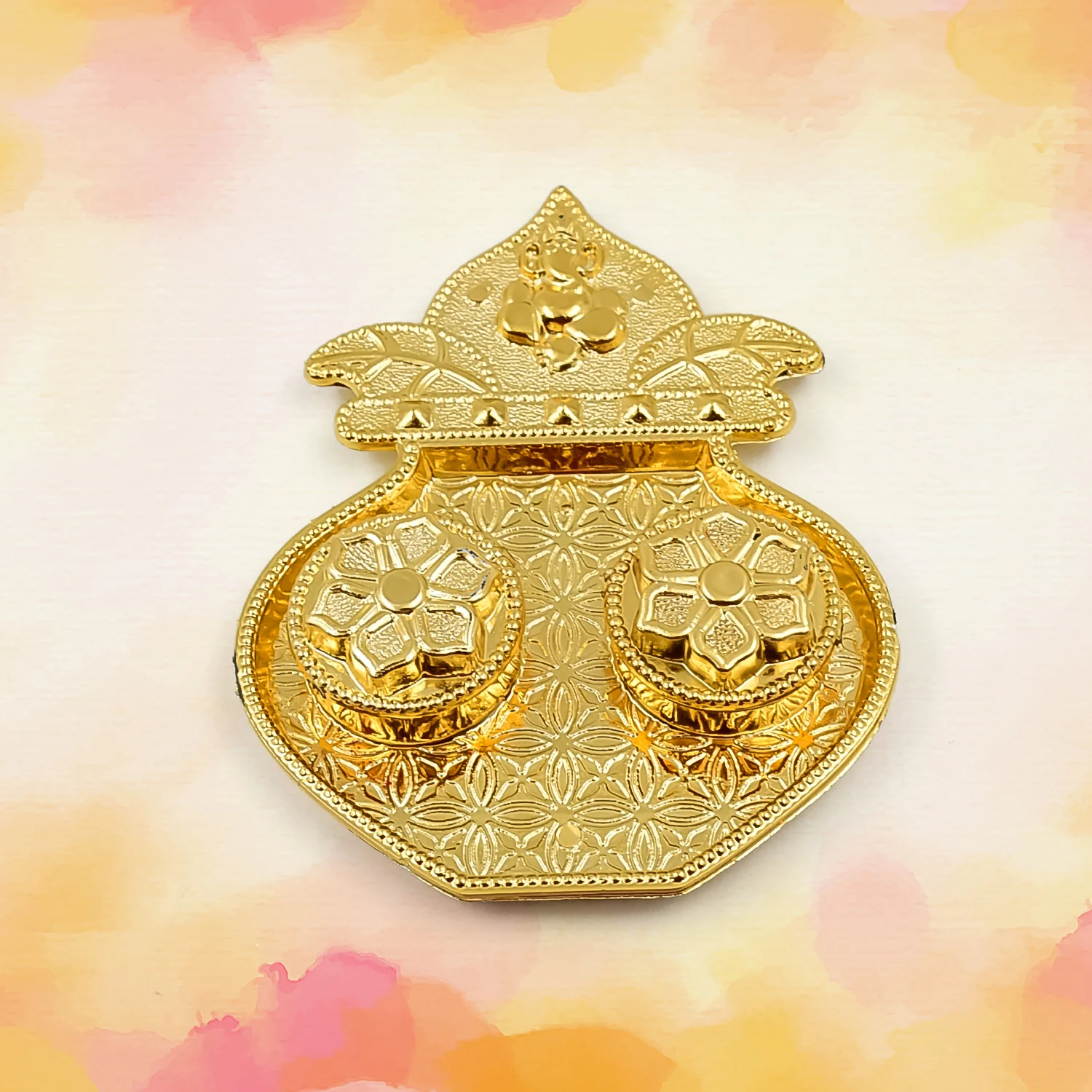 Kalash Shape Rakasha Bandhan Special Puja Thali (1 Pc) (Mix Design) - Image 4