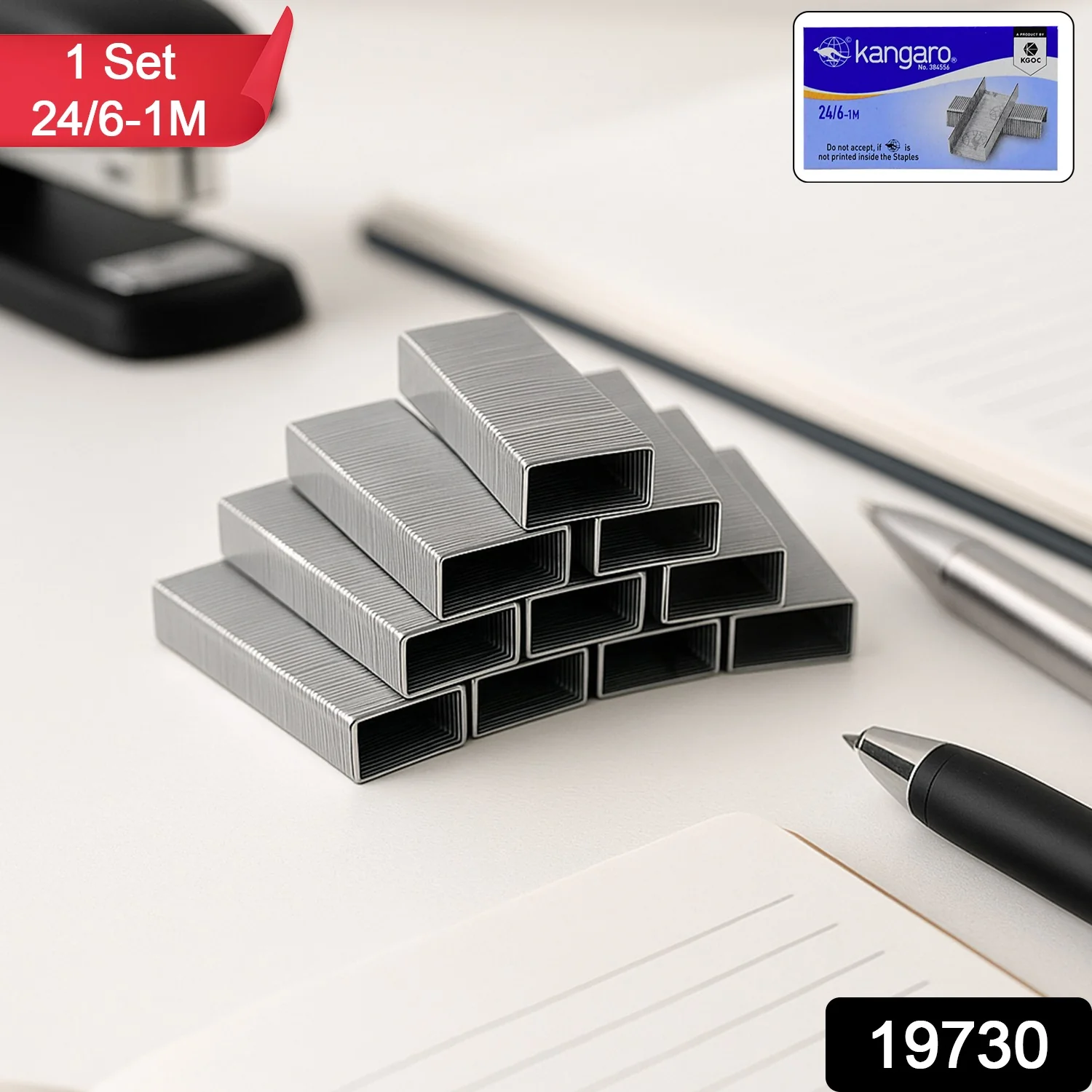 Kangaro 24/6-1M High-Quality Staples – Durable Steel Pins - Image 2