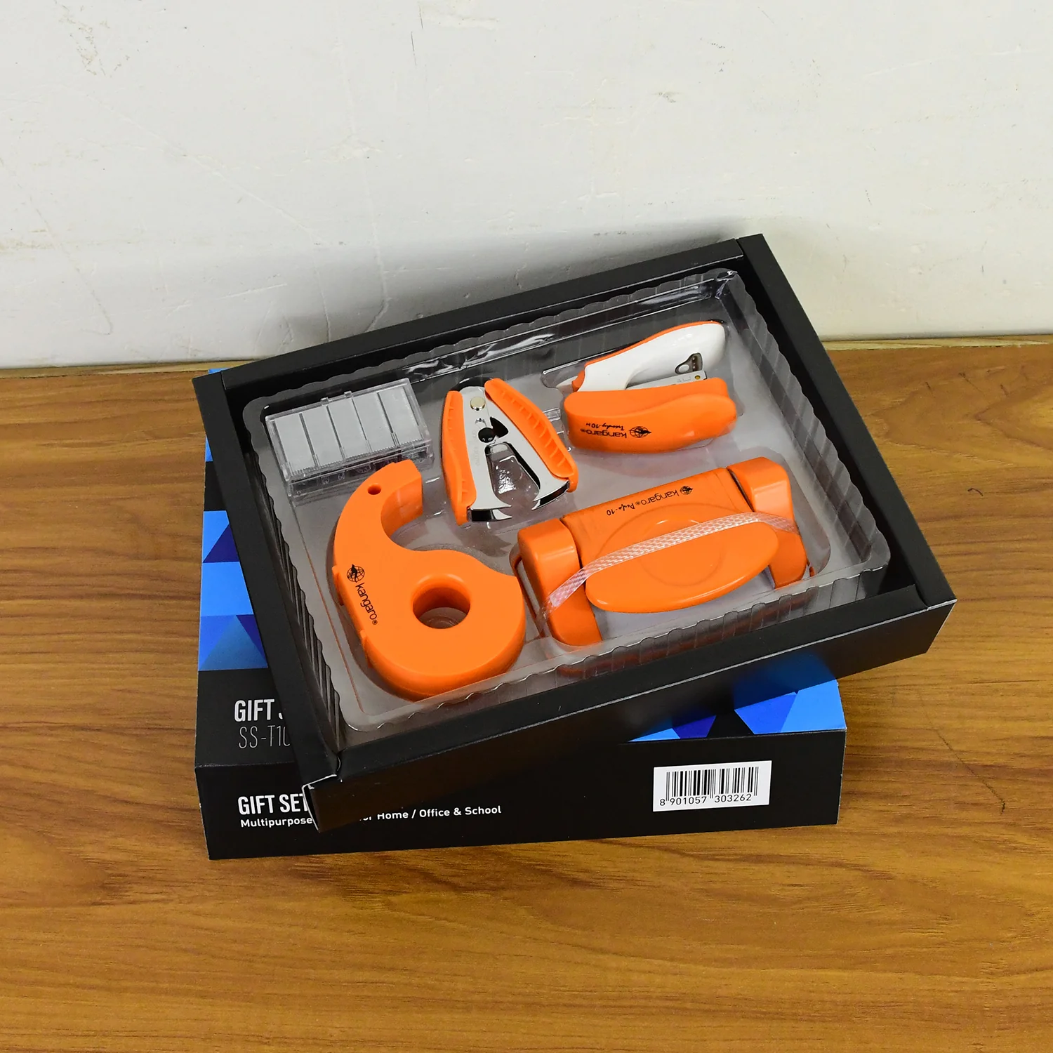 Kangaro 5-in-1 Stationery Gift Set Stapler, Staples, Staple Remover, Tape Dispenser - Image 12