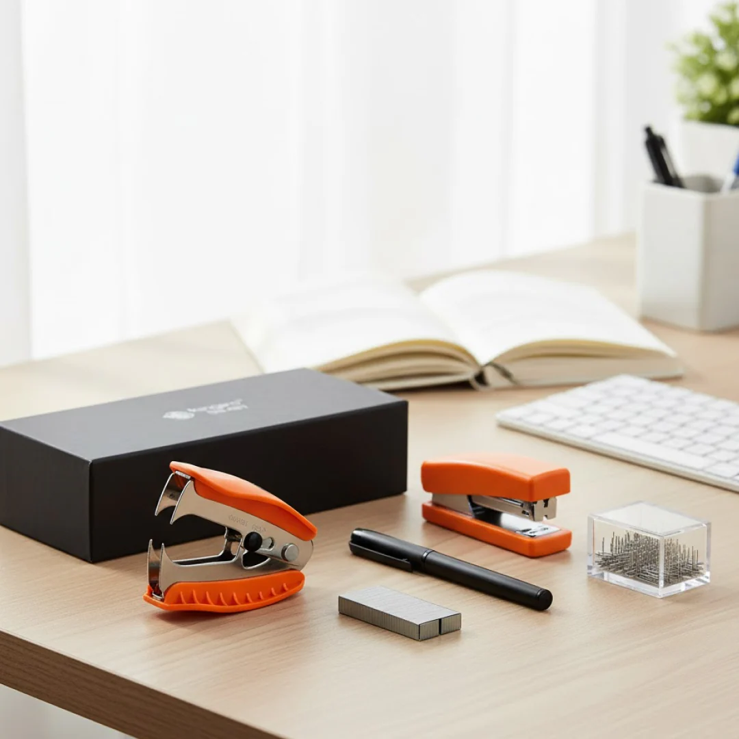Kangaro 5-in-1 Stationery Gift Set Stapler, Staples, Staple Remover, Tape Dispenser - Image 3