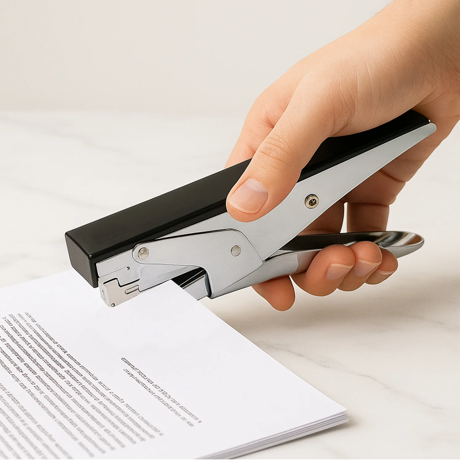 Kangaro HP-45 Heavy Duty Plier Stapler with Metal Body - Image 4