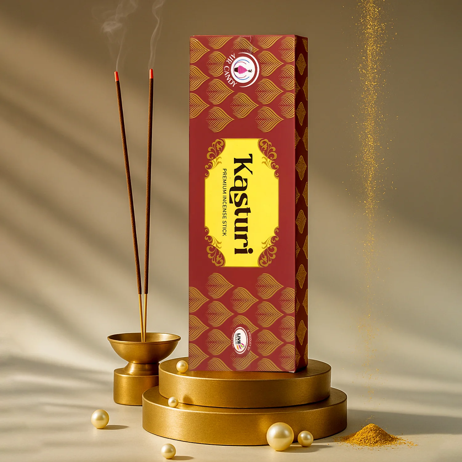 Kasturi Agarbatti Premium Incense Sticks (90gm) - Image 3
