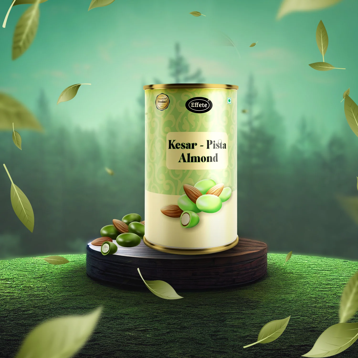 Effete Kesar-Pista Almonds Chocolate (96 g) - Image 5