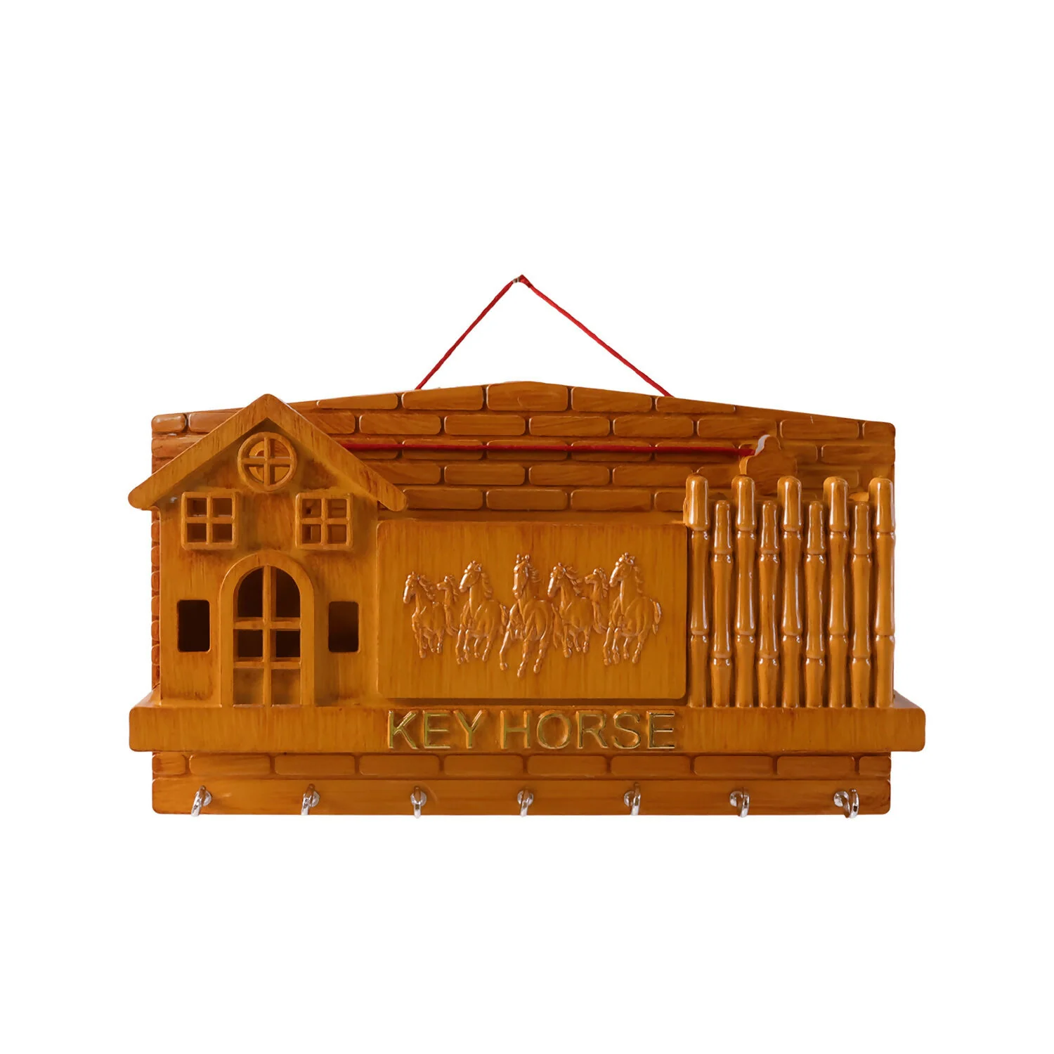 Key Horse Multi-Purpose Key Holder and Organizer with Pen and Card Holder - Image 5