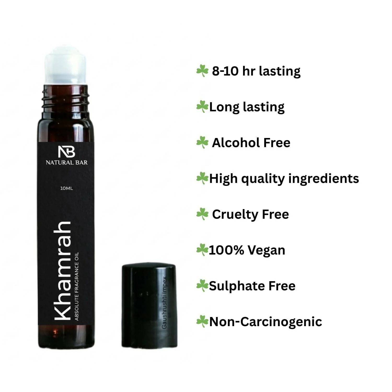 Khamrah Luxury Attar Roll On Long Lasting Non Alcoholic Perfume (10ml) - Image 3