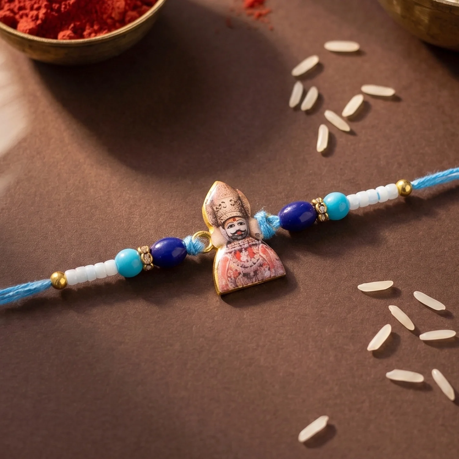 Khatu Shyam Ji Devotional Religious Rakhi - Image 2