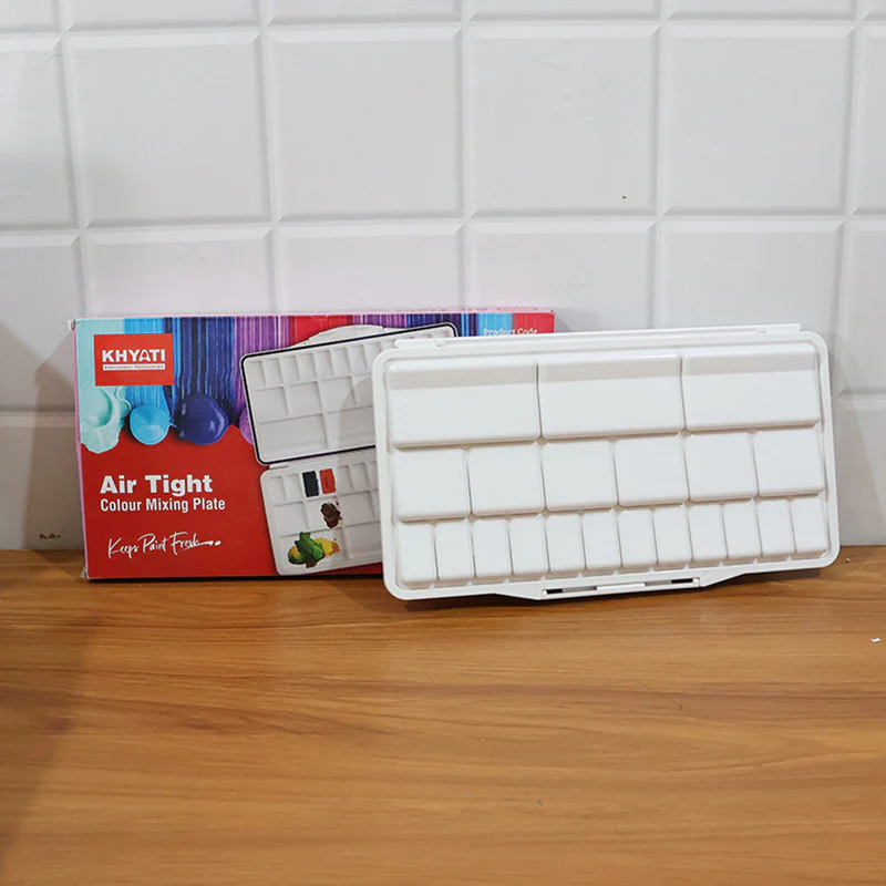 Khyati Airtight Colour Mixing Plate – Folding Paint Palette with Silicone Seal - Image 7