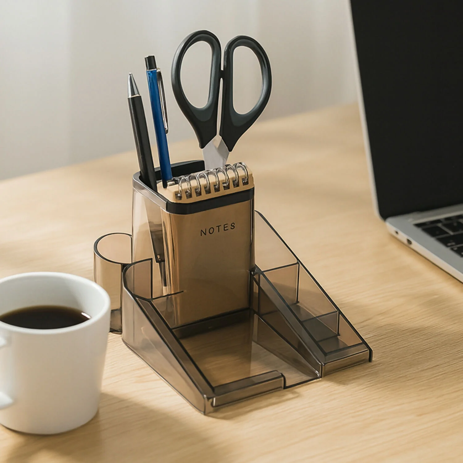 Khyati Classic Stationery Holder Stand – Multi-Compartment Desk Organizer - Image 2