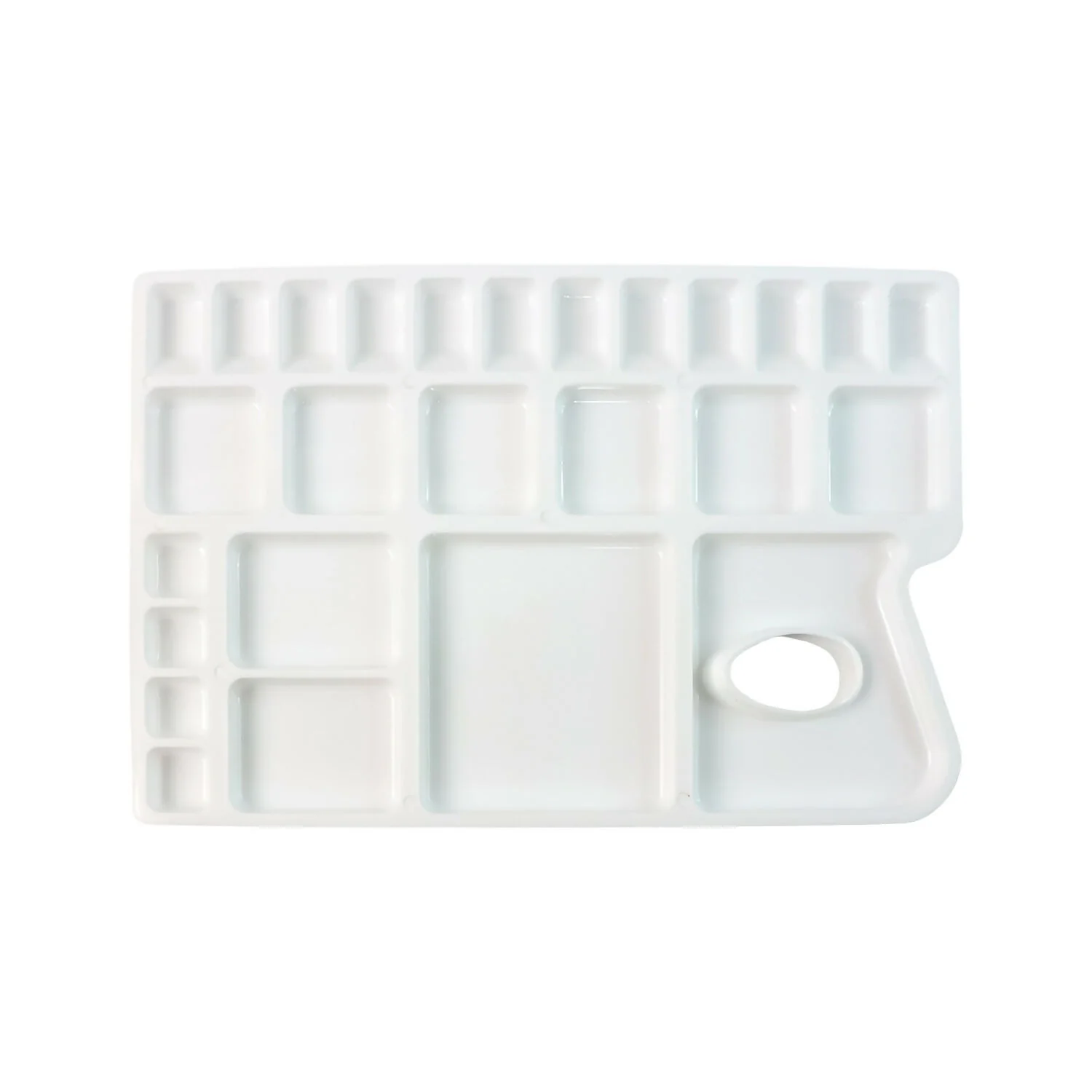 Khyati Colour Mixing Plate – Rectangle Big Artist Palette with Multiple Deep Wells - Image 5