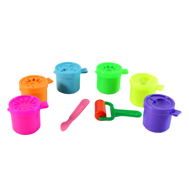 Khyati Frisky Dough Set – 6 Neon Colours with Roller & Cutter Tools - Image 5