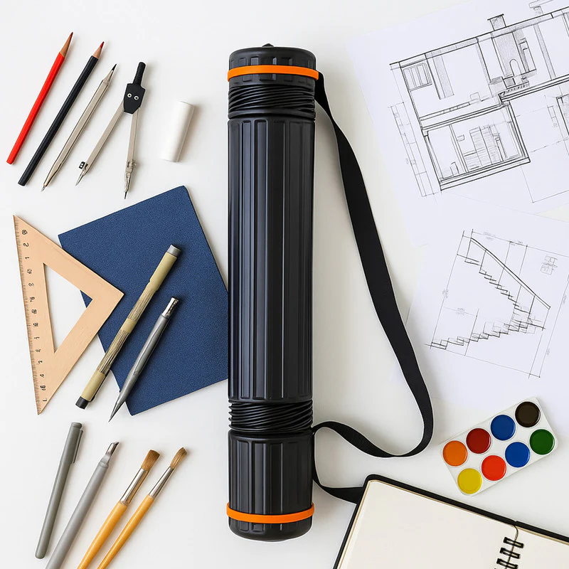 Khyati Paper Container Supreme – Adjustable Poster Tube Drawings, Charts & Blueprints - Image 2