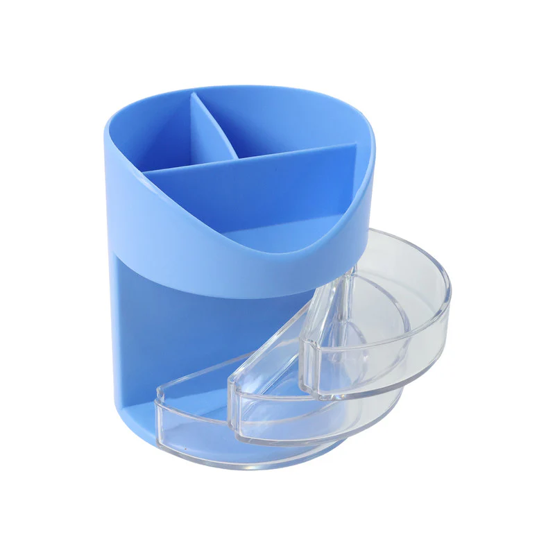 Khyati Pen Stand Trendy – Multi-Section Desk Organizer with Swivel Drawers - Image 3