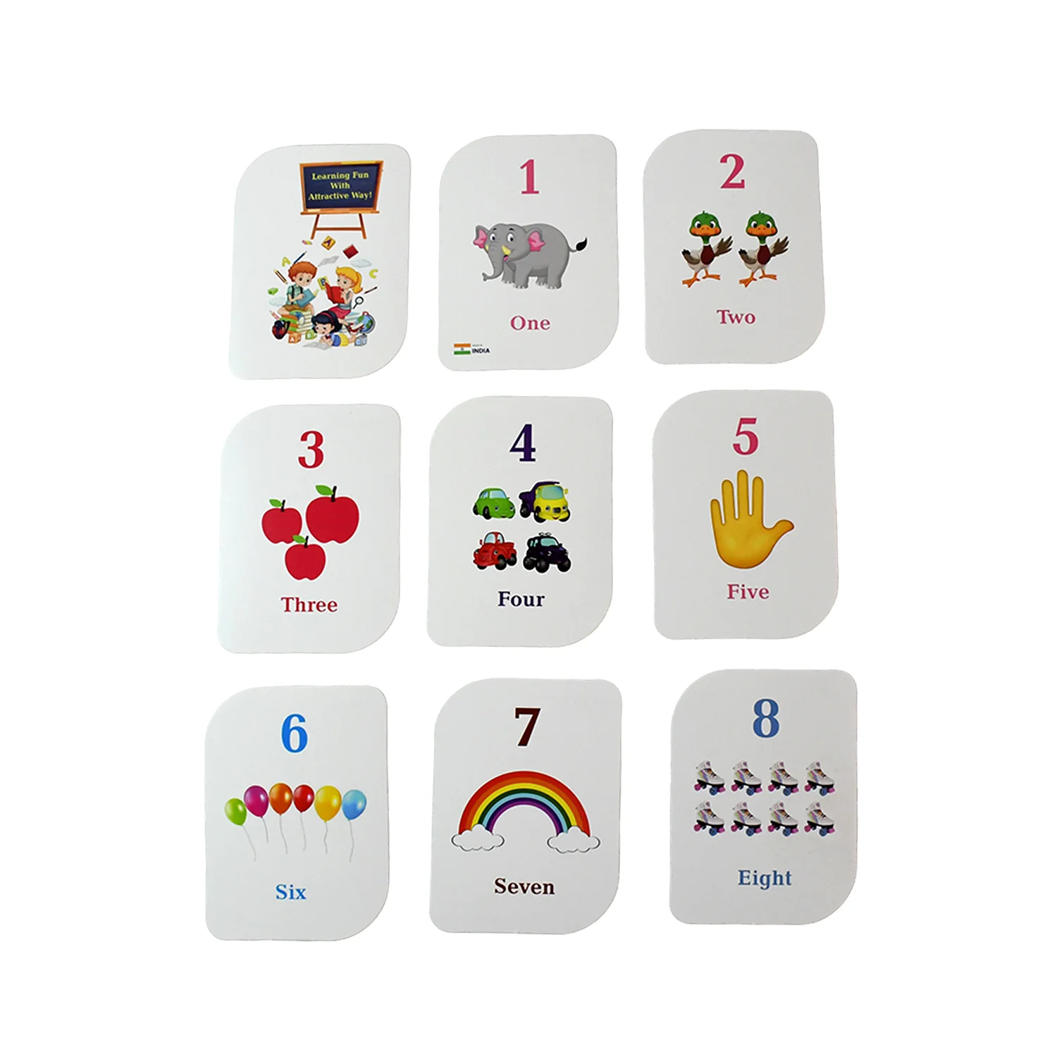 Kid kraft Early Learner 32-Piece Number Flashcard Set - Image 5