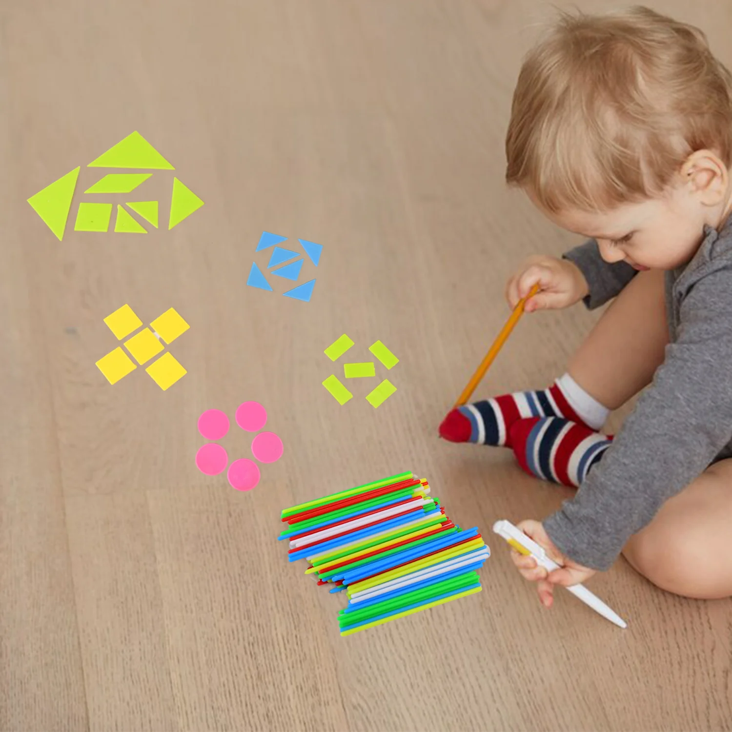 Kid Learning study game Set for kids with Color and shapes (1 Set) - Image 7