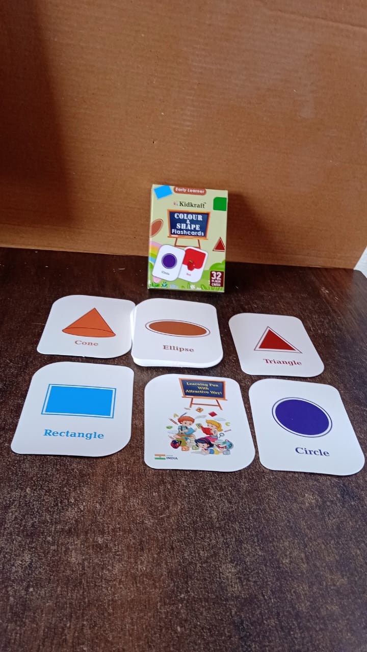 Kidkraft Early Learner 32-Piece Color & Shape Flashcard Set - Image 8