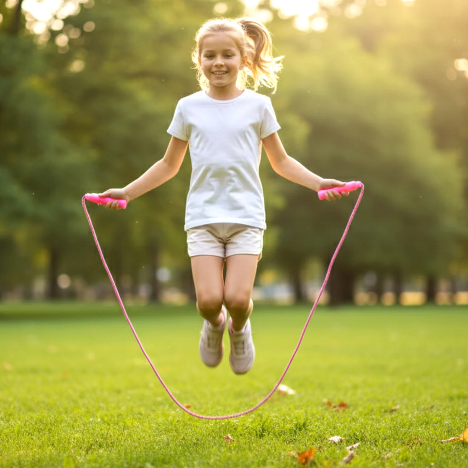 Kids & Adults Fitness Skipping Rope (1 Pc) - Image 4
