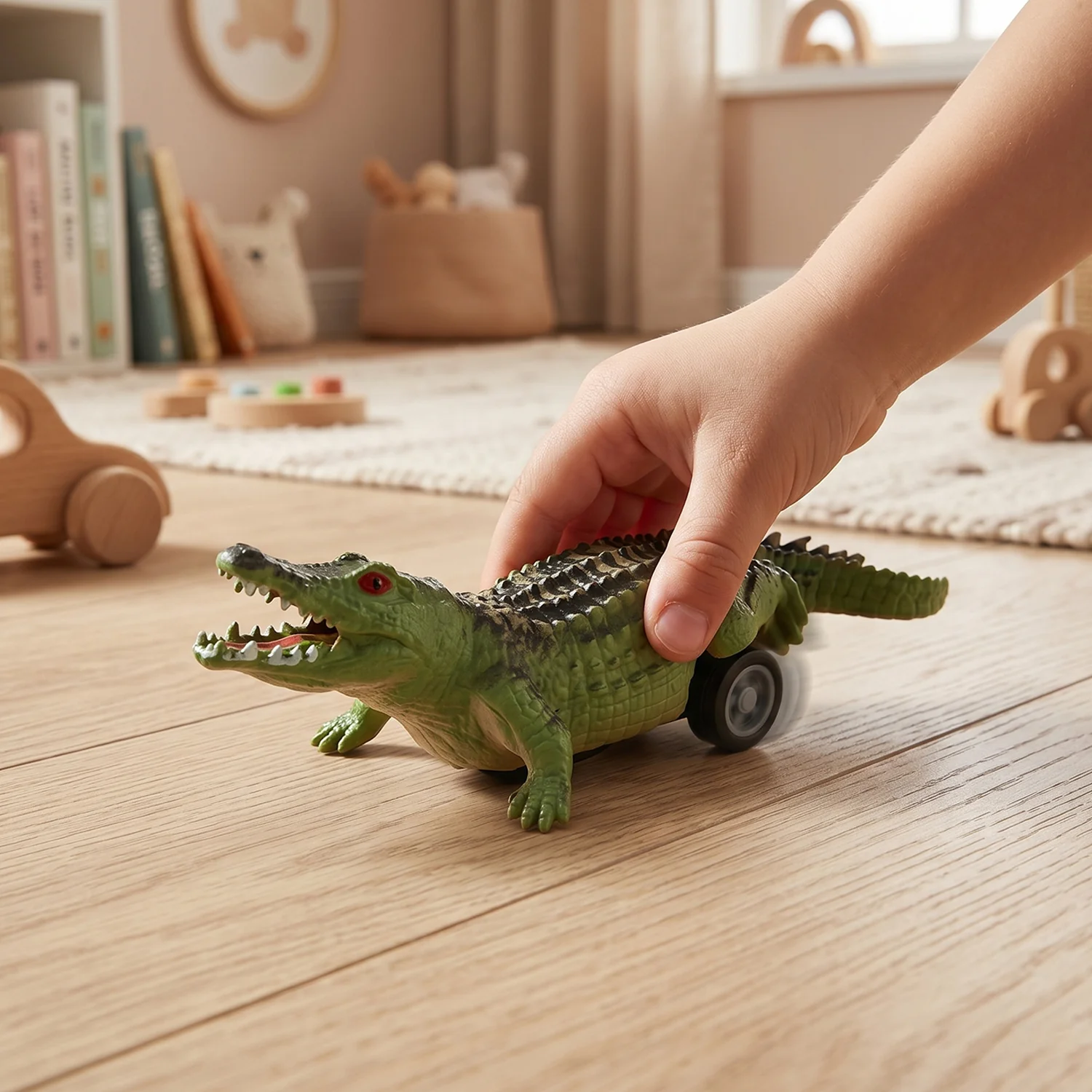 Kids Animal Pull Back Toy (1 Pc Mix Design) - Image 5