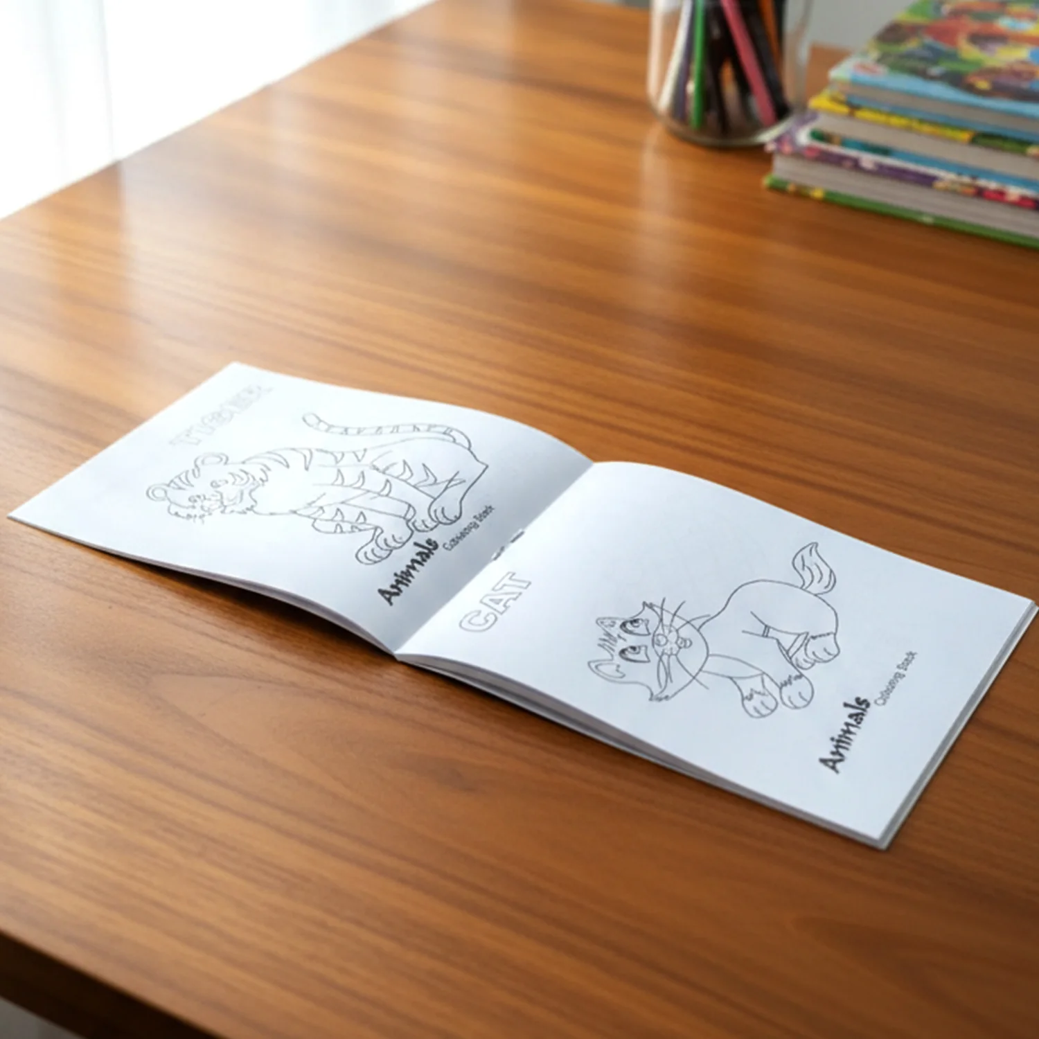 Kids Animal Theme Colouring Book Set ( 5 Pc / Mix Color Books) - Image 8