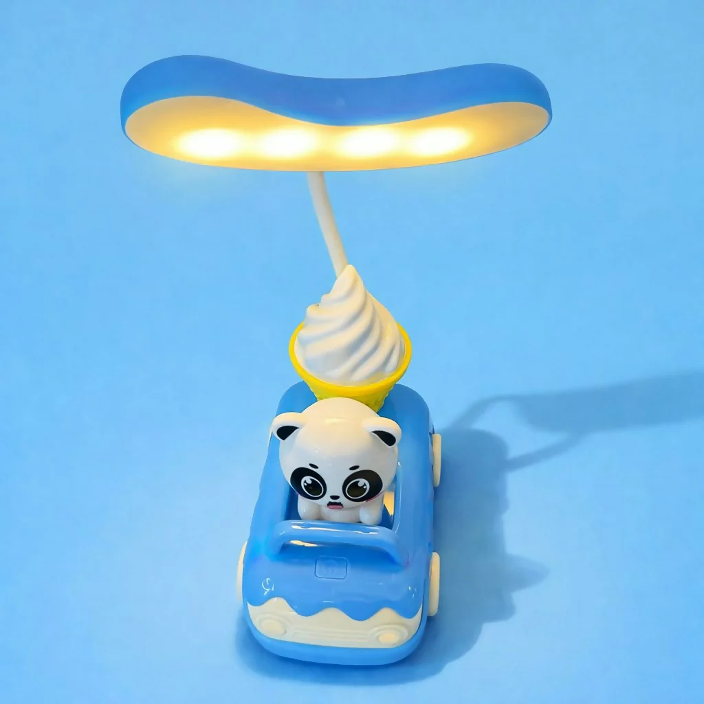 Kids Car Desk Lamp with Sharpener & 3 Light Modes - Image 3