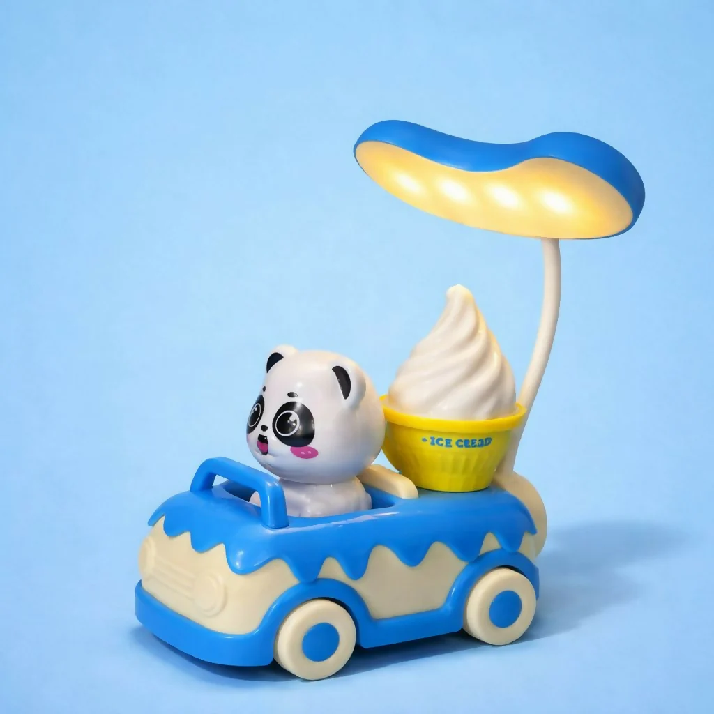 Kids Car Desk Lamp with Sharpener & 3 Light Modes - Image 4
